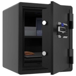 Ohňovzdorný trezor Rottner BLACK FIRE 530 odtlačok prsta