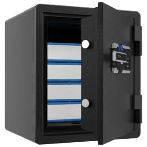 Ohňovzdorný trezor Rottner BLACK FIRE 530 odtlačok prsta